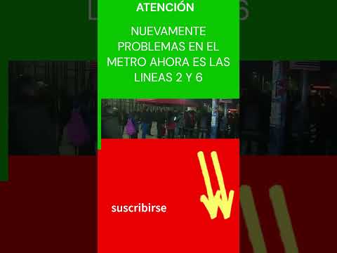 NUEVAMENTE FALLA EL #METRO, AHORA FALLARON LAS LINEAS 2 Y 6 