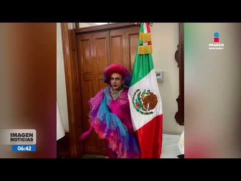 Drag Queens fueron recibidos por secretario de Gobierno | Noticias MTY primera emisión