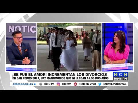 ¡Se acabó el amor! aumentan los divorcios en San Pedro Sula