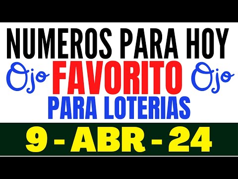 SUPER PALÉ Y TRIPLETA HOY MARTES 9 DE ABRIL 2024| NÚMEROS QUE MÁS SALEN EN LAS LOTERÍAS HOY MARTES