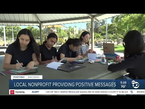 Local high school students launch nonprofit to provide positivity