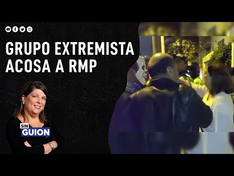 Grupo extremista 'LOS COMBATIENTES' acosa e insulta a ROSA MARÍA PALACIOS