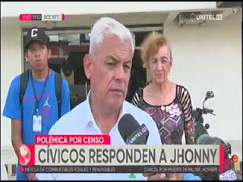 14032014   LEONARDO MARTINEZ   CIVICOS RESPONDEN A JHONNY FERNANDEZ POR POLEMICA POR EL CENSO   UNIT