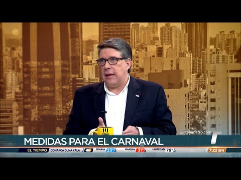Sobre uso del agua para los carnavales y Fenómeno de El Niño, habló el director del Idaan