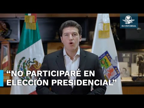 ¡Es oficial! Samuel García se baja de campaña presidencial rumbo a 2024