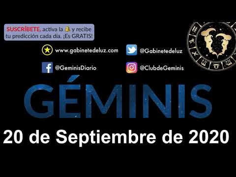 Horóscopo Diario - Géminis - 20 de Septiembre de 2020
