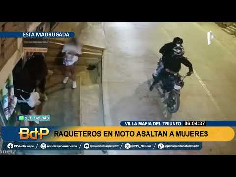 BDP Se incrementan robos en motos lineales en las calles de VMT