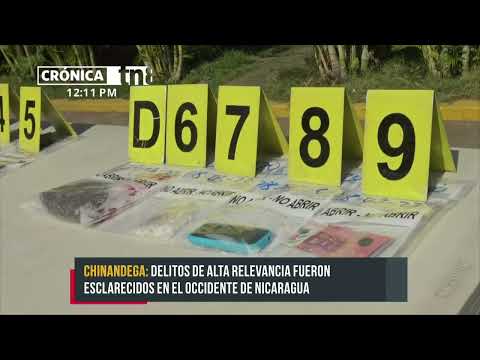 Chinandega: 18 supuestos delincuentes son puestos tras las rejas - Nicaragua