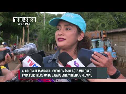 Alcaldía de Managua ejecuta obra para eliminar punto crítico en Esquipulas - Nicaragua