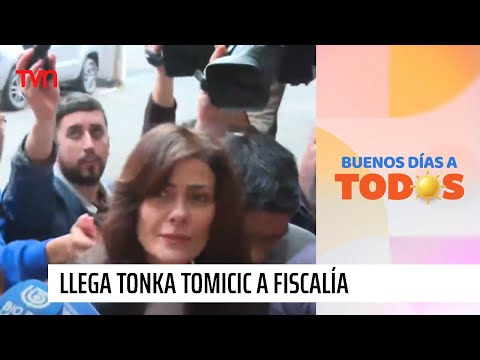 Para declarar por Caso Audios: Así fue la llegada de Tonka Tomicic a Fiscalía