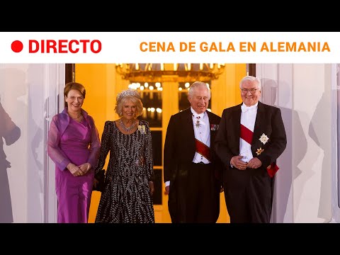 ALEMANIA: CARLOS III y CAMILA en la CENA de GALA del palacio de BELLEVUE | RTVE