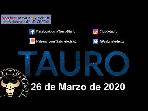 Horóscopo Diario - Tauro - 26 de Marzo de 2020