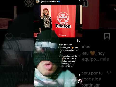 Gisela Valcárcel No aparece en la TELETÓN de Perú 2023