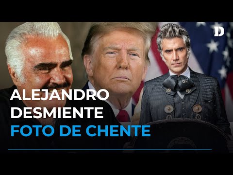 Viral imagen de Vicente Fernández apoyando a Donald Trump es desmentida por Alejandro | El Diario