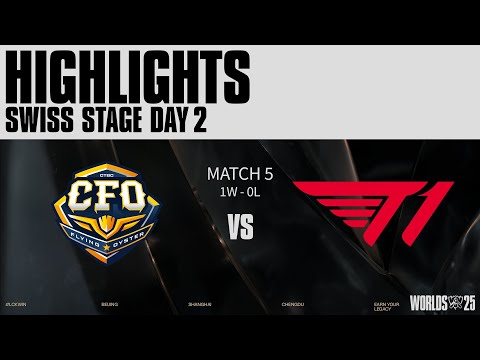 CFO vs T1 매치 하이라이트 | 스위스 Day2 | 2025 월드 챔피언십