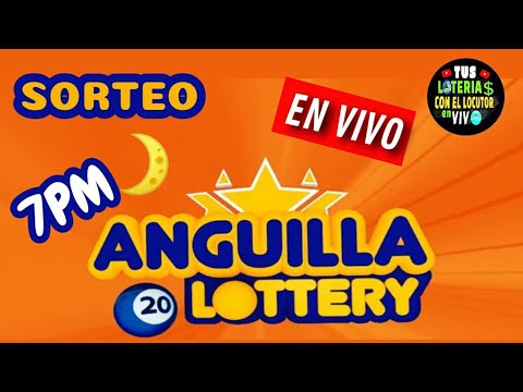 Transmision Sorteos ?Anguilla Lottery 7 pm VIVO de hoy miercoles 19 de junio del 2024