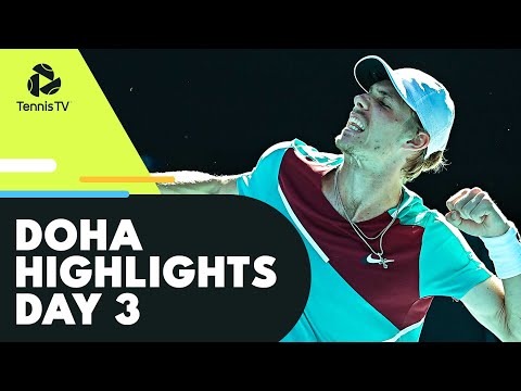Tennis 🎾 Murray Faces Bautista Agut; Shapovalov, Cilic Seek Quarter-Final Spot | Doha 2022 Day 3 Highlights