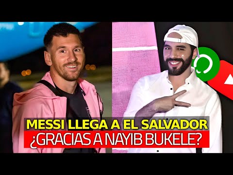 Messi llegó a El Salvador ¿Gracias a Bukele?