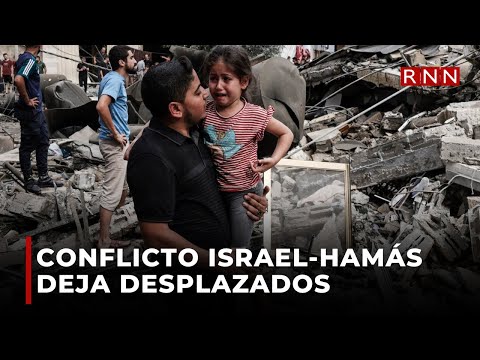 Conflicto Israel-Hamás deja desplazados en ambos bandos