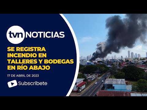 Se registra incendio en talleres y bodegas en Río Abajo
