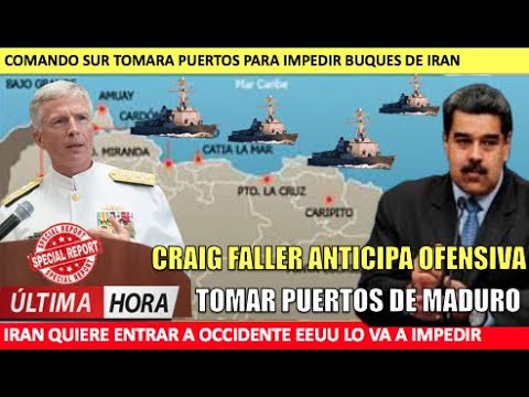 EEUU tomara puertos de Maduro para evitar entrada a Iran
