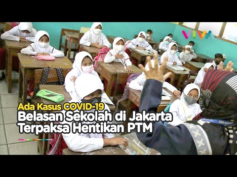 Ada Temuan Kasus COVID-19, Belasan Sekolah di Jakarta Hentikan PTM