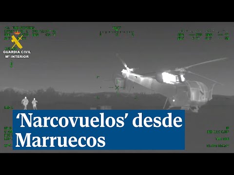 'Narcovuelos' con helicópteros en Cádiz y Sevilla para introducir hachís desde Marruecos