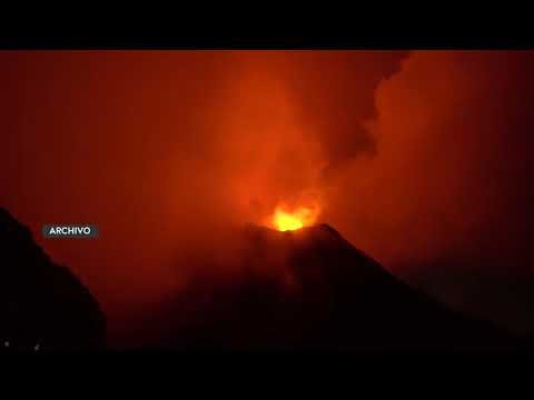 Volcán de Pacaya incrementó su actividad la noche del sábado