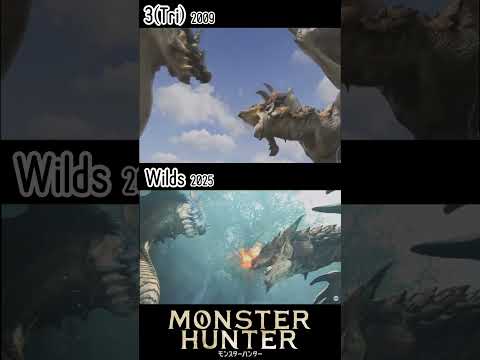 トライopとワイルズpvを見比べてみた 【ムービー比較】