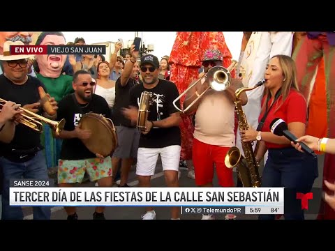 ¡Tremendo fiestón! Dianerys Calderón lleva su saxofón a las SanSe y se une a otros músicos