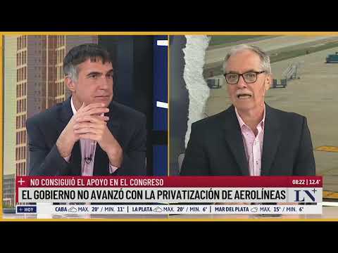 El Gobierno no avanzó con la privatización de Aerolíneas: no consiguió el apoyo en el Congreso