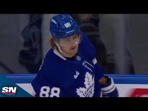 Maple Leafs William Nylander Goes Upstairs With Backhand To Score Sweet Goal