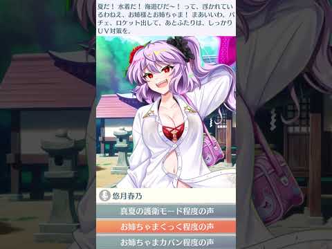 【東方】夏限定の水着秘封フランボイス【東方LostWord】