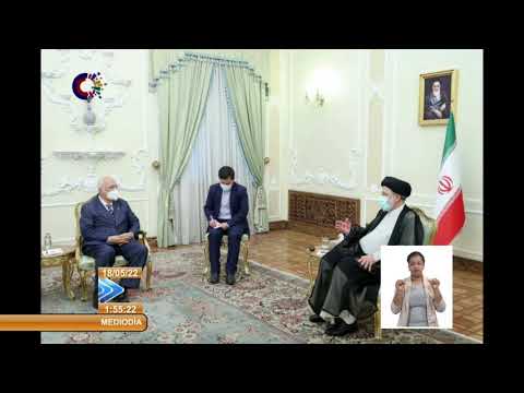 Presidente de Irán recibe al viceprimer ministro de Cuba