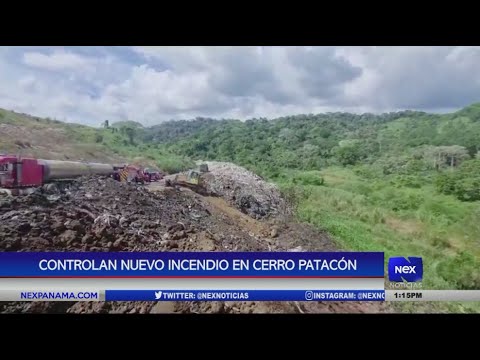 Bomberos controlan nuevo incendio en Cerro Patacon