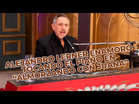 Alejandro Lerner, en un acústico imperdible, cantó sus hits en la mesa de Juana Viale