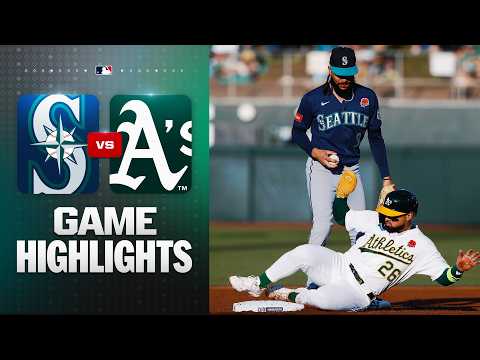 시애틀 매리너스 vs As 경기 하이라이트 (5/25/26) | MLB 하이라이트