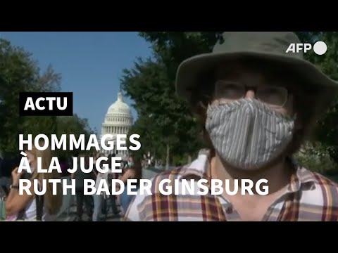 A Washington, hommages à la juge Ruth Bader Ginsburg | AFP