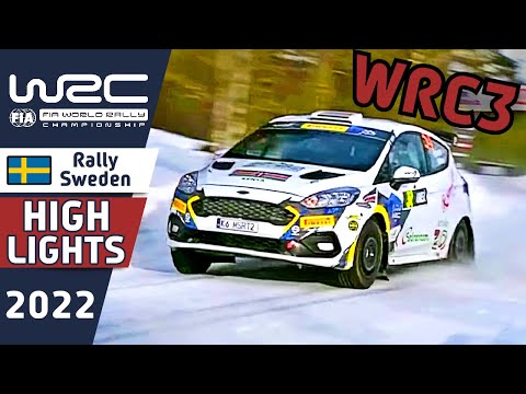 Rally Car🚙 WRC Rally Highlights : Rally Sweden 2022 : WRC3 and Junior WRC