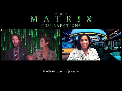 The Matrix Resurrections: Entrevista a Keanu Reeves y Carrie-Anne Moss en Meganoticias
