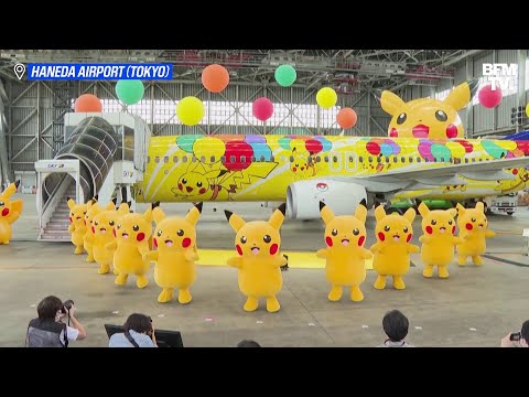 Un nouvel avion à l'effigie de Pikachu lancé pour les 25 ans de Pokémon