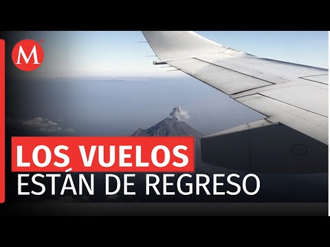 Aeropuerto de Puebla reinicia operaciones tras cierre por ceniza del Popocatépetl
