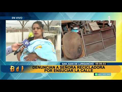 ¡Vecinos piden ayuda! Mujer acumula basura en su casa y en las calles de San Juan de Lurigancho