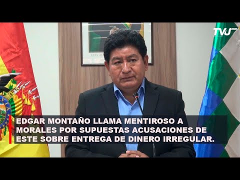 MINISTRO DE OBRAS PÚBLICAS LLAMA MENTIROSO A EVO MORALES POR SUPUESTAS ACUSACIONES