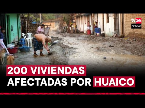 Lluvias en Ica: huaico daña 200 viviendas y deja a familias damnificadas