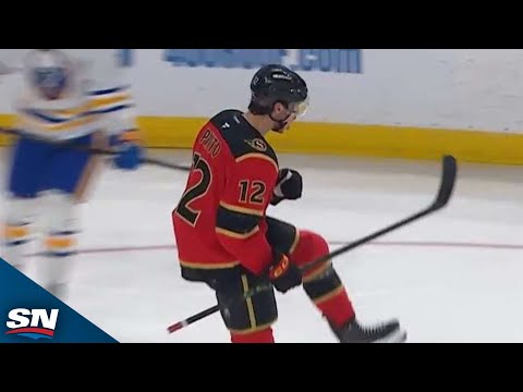 Senators Shane Pinto Tips Puck Between Legs For Deflection Goal