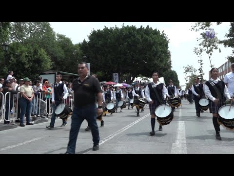 Instituciones educativas, dependencias y asociaciones integraron Desfile Cívico Militar en SLP