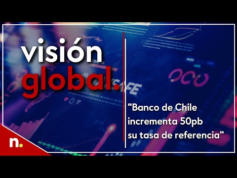 Visión Global | Banco de Chile incrementa en 50 puntos básicos su tasa de referencia