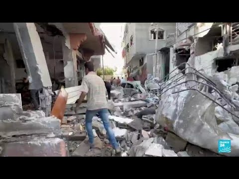 Gaza : le camp de Nousseirat de nouveau frappé • FRANCE 24