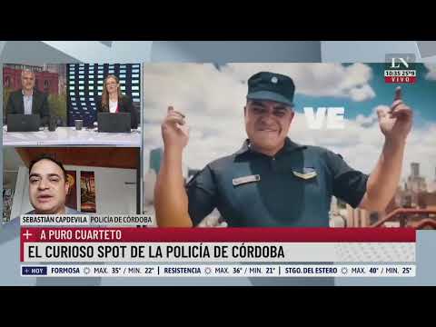 El curioso spot de la policía de Córdoba: a puro cuarteto